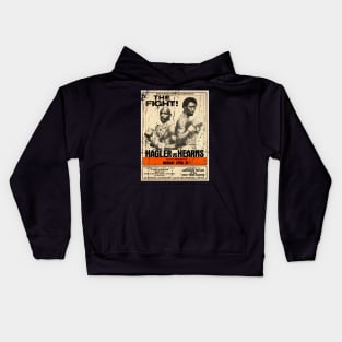 Marvin Hagler vs Hearns Kids Hoodie